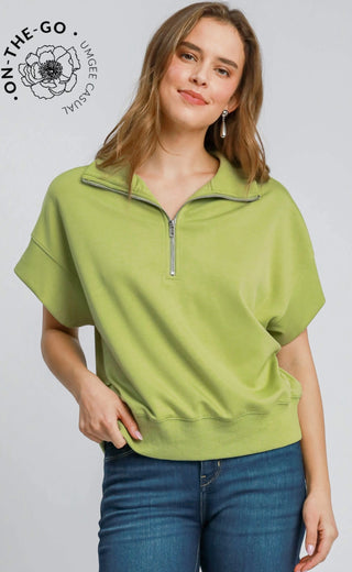 Tea Green For Me Top