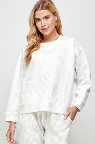 Textured Sweatshirt