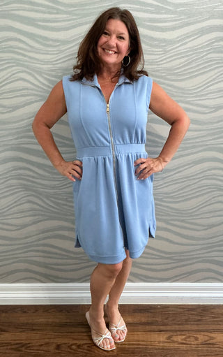 Blue Skies Knit Dress