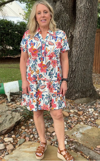 Garden Shirt Dress